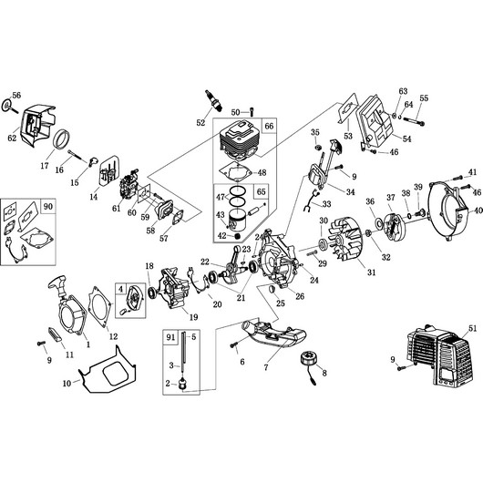 Детали двигателя Champion T517